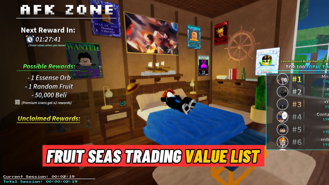 Fruit Seas Trading Value List